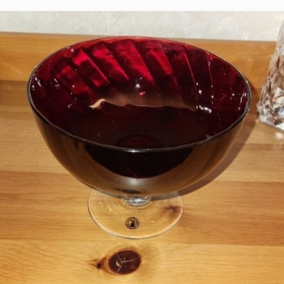 Other - Ruby Red Glass Bowl